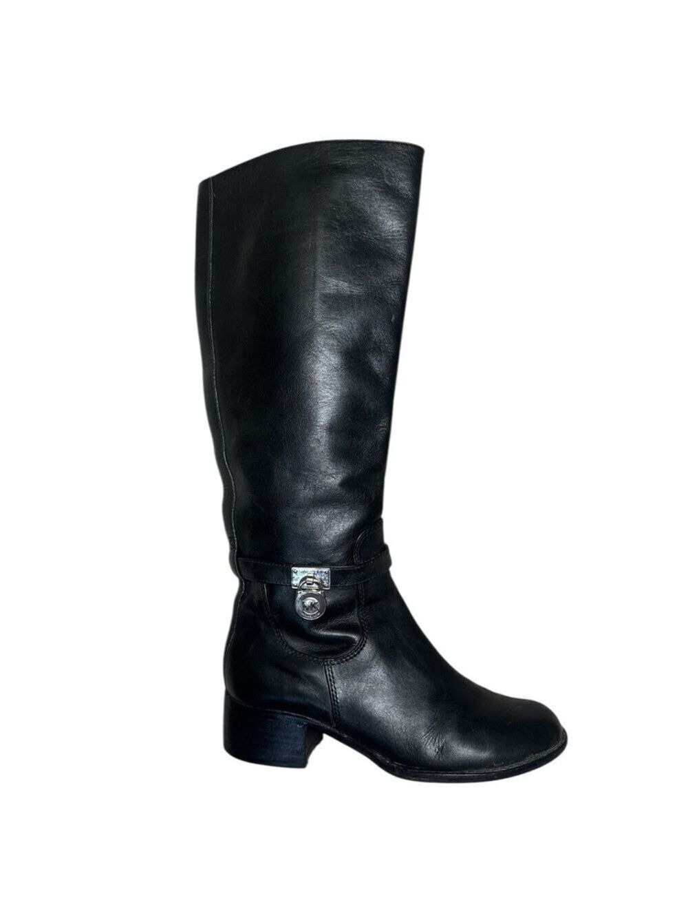MICHAEL KORS Ryan Leather Riding Boot Size 6.5 M